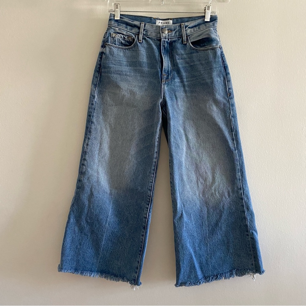 FRAME Denim Le Palazzo Crop Wayland 26